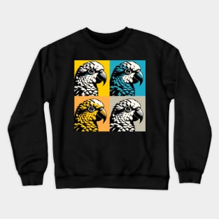 Pop Bourke's Parrots Art - Cool Birds Crewneck Sweatshirt